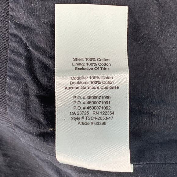 WILFRED Size M Black Cotton Twill Corset Zip Up Belt - Picture 6 of 6